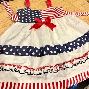 Bonnie Baby Red, White, and Blue Star Dress